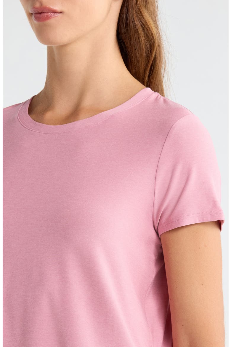 On the Down Low T-Shirt, Alternate, color, BALLET PINK HEATHER