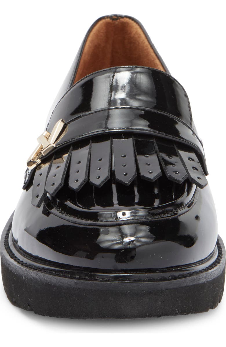 Naturalizer Expert Kilted Platform Loafer - Wide Width Available, Alternate, color, Black