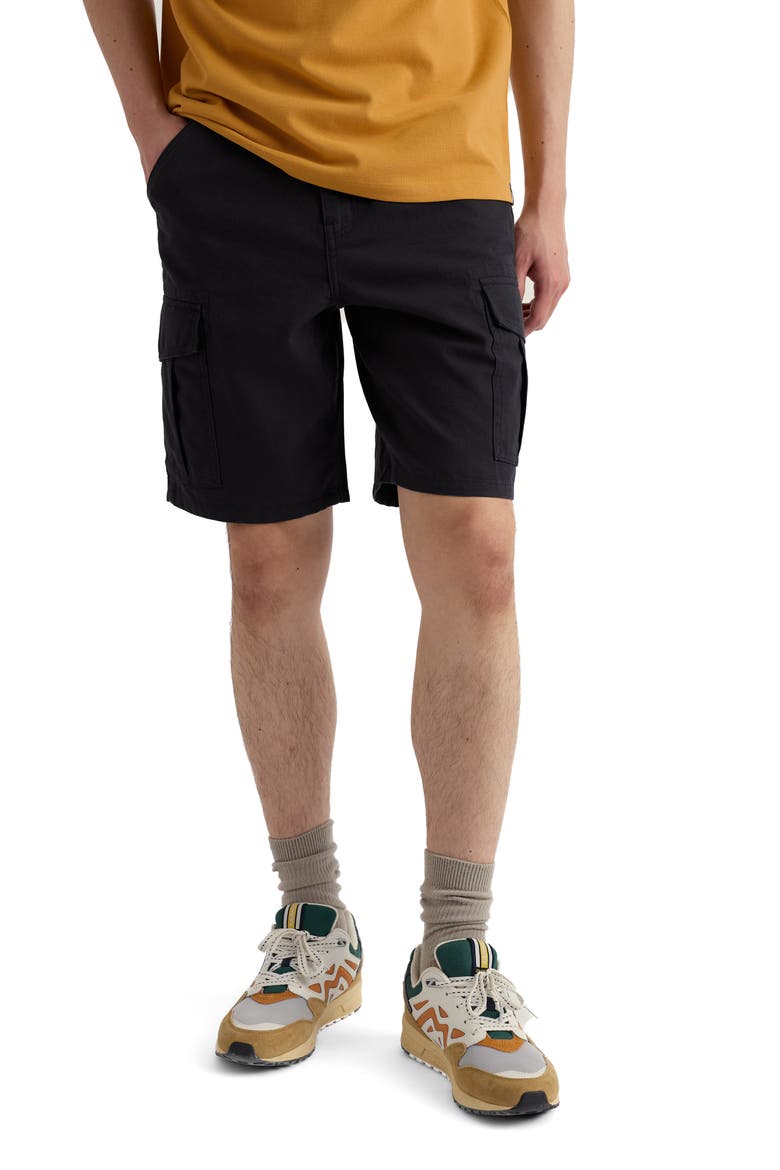 Launchman Organic Cotton Cargo Shorts, Main, color, INKWELL