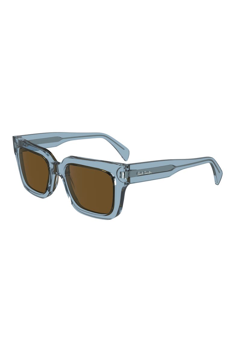 Kenton 52mm Rectangular Sunglasses, Alternate, color, AZURE