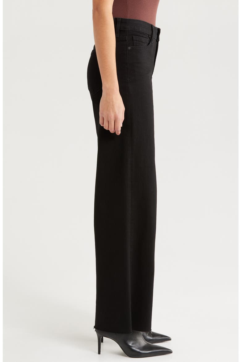 Wide Leg Jeans, Alternate, color, BLACK