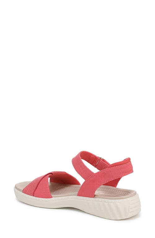 Bzees Lane Sandal In Coral Fabric