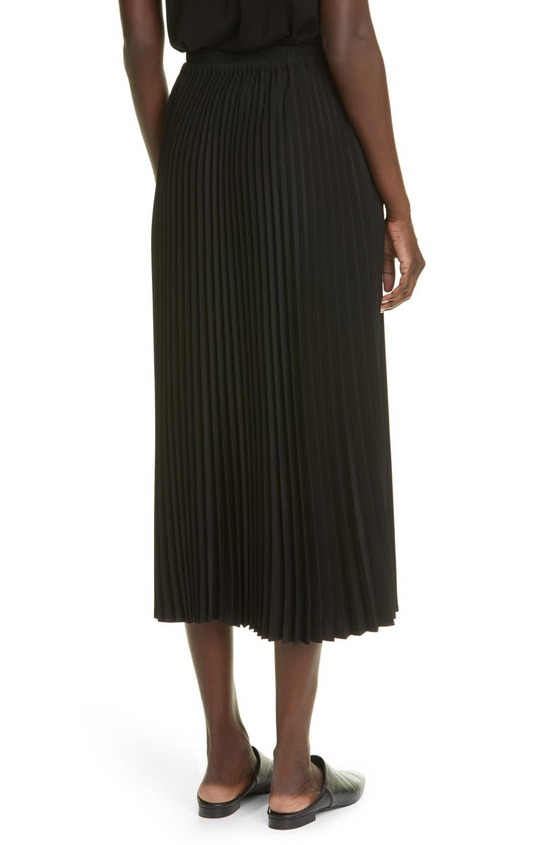 CO Pleated Midi Skirt, Alternate, color, 