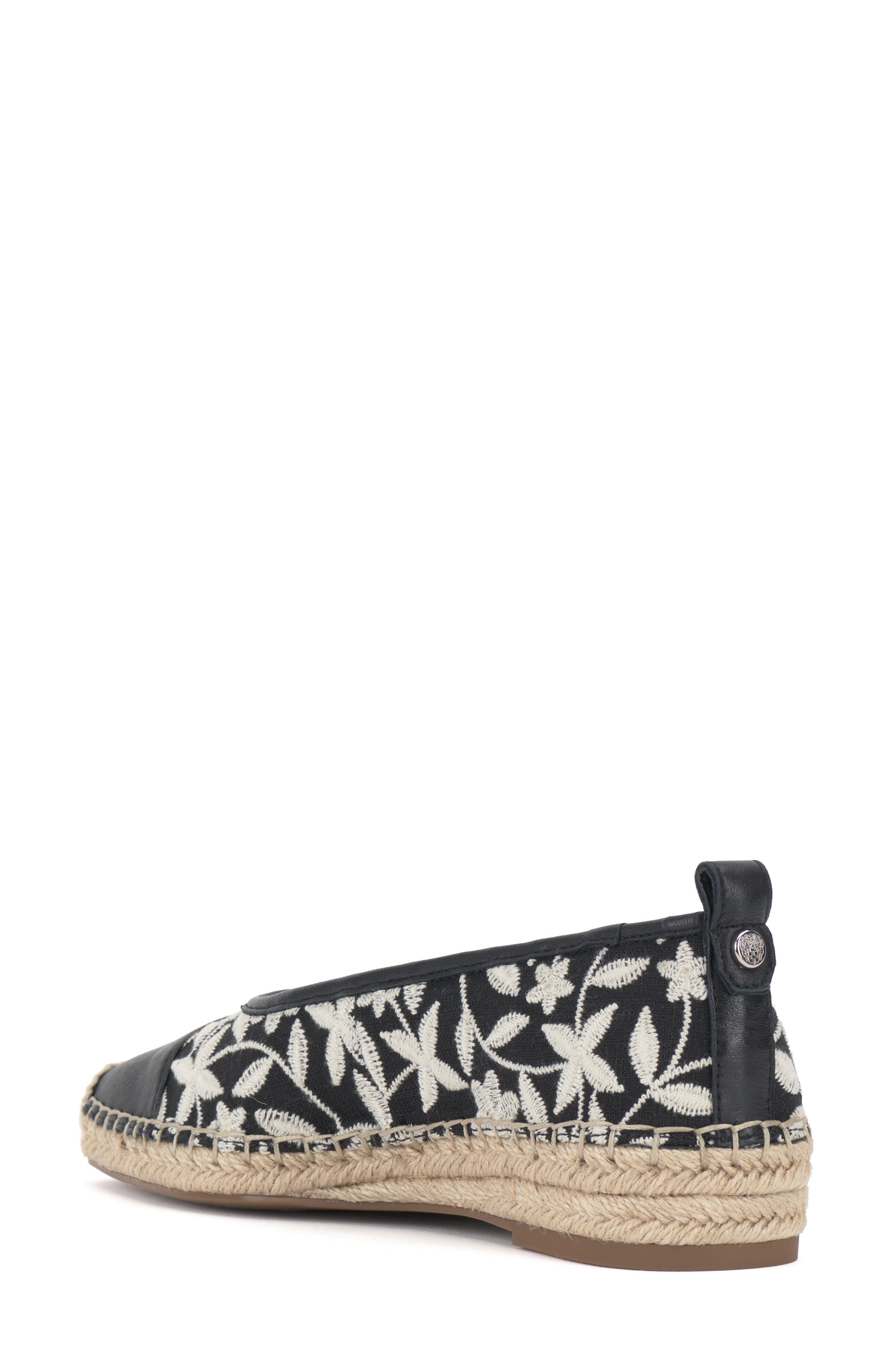 Miheli Slip-On Espadrille, Alternate, color, BLACK/ CREAM