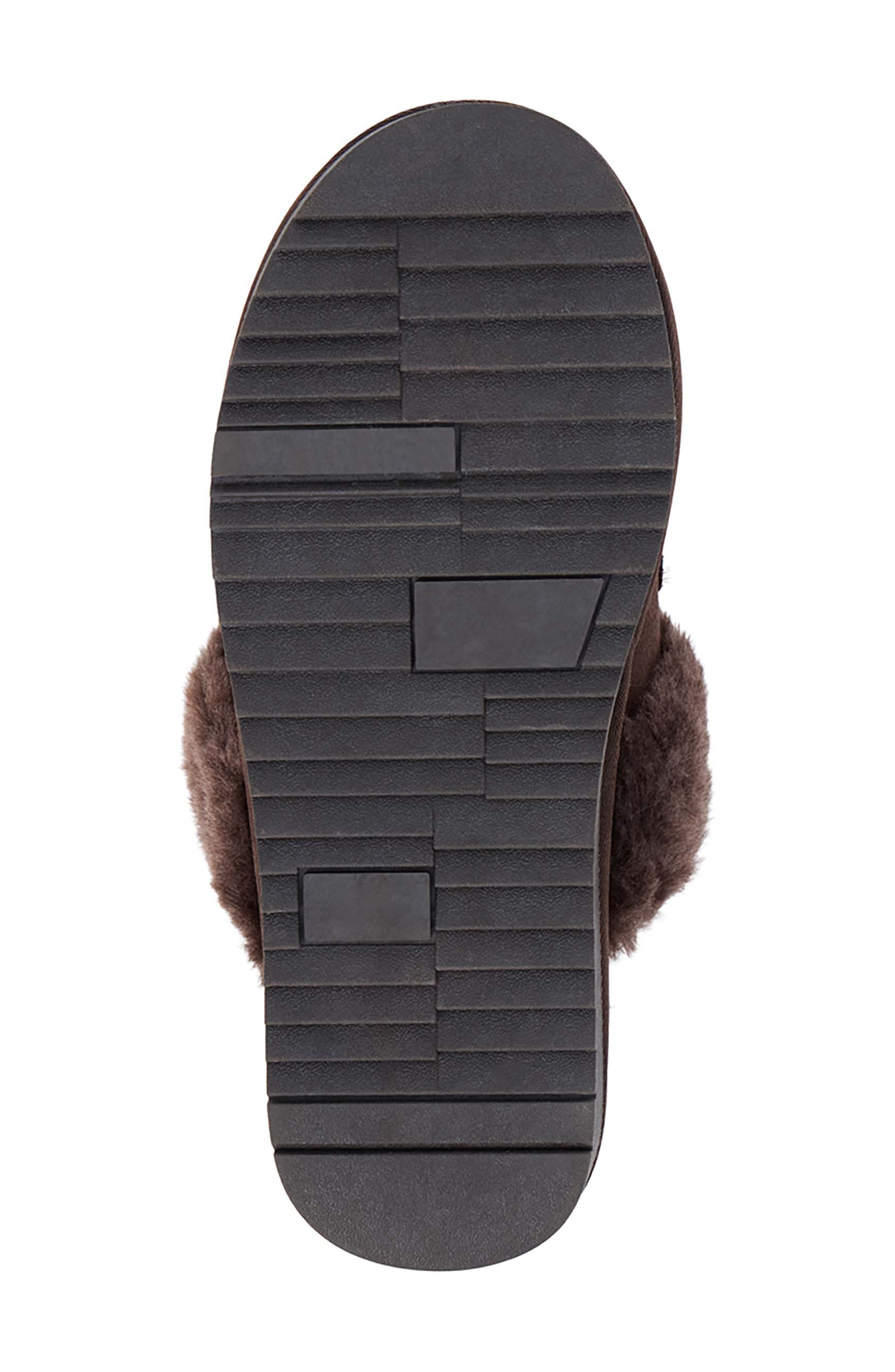 Matisse Davos Faux Fur Platform Slipper, Alternate, color, Choco