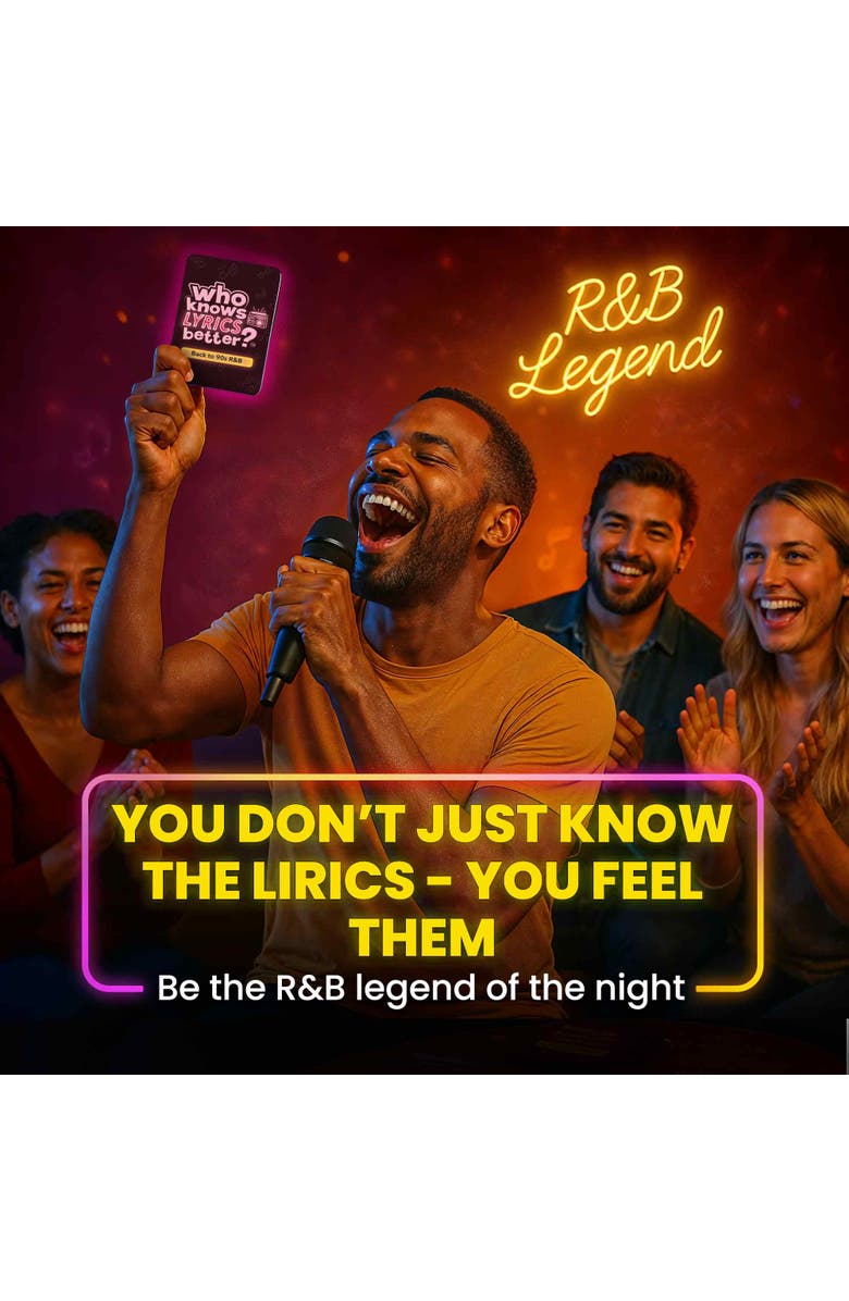 Quokka Who Knows Music Better? Ultimate Music Trivia Games for Adults & Family, Alternate, color, Lyrics Rnb Ext