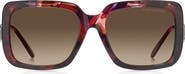 Marc Jacobs 57mm Gradient Square Sunglasses