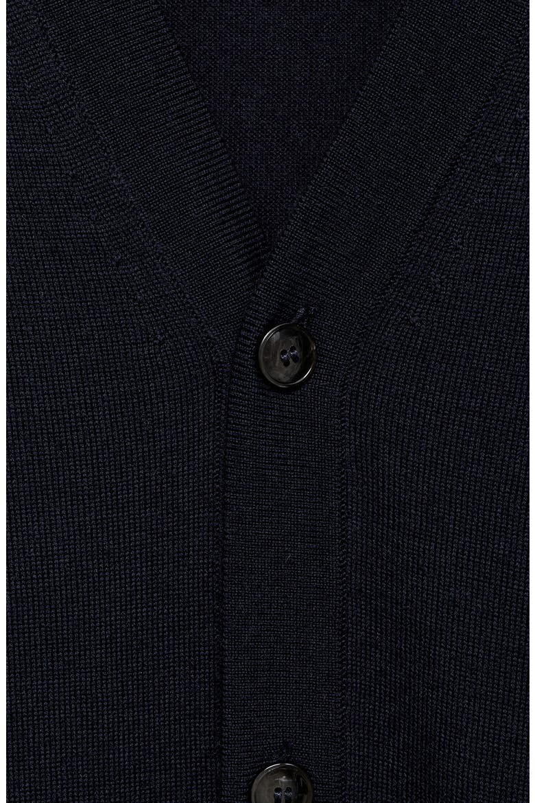 Solid Wool Cardigan, Alternate, color, NAVY