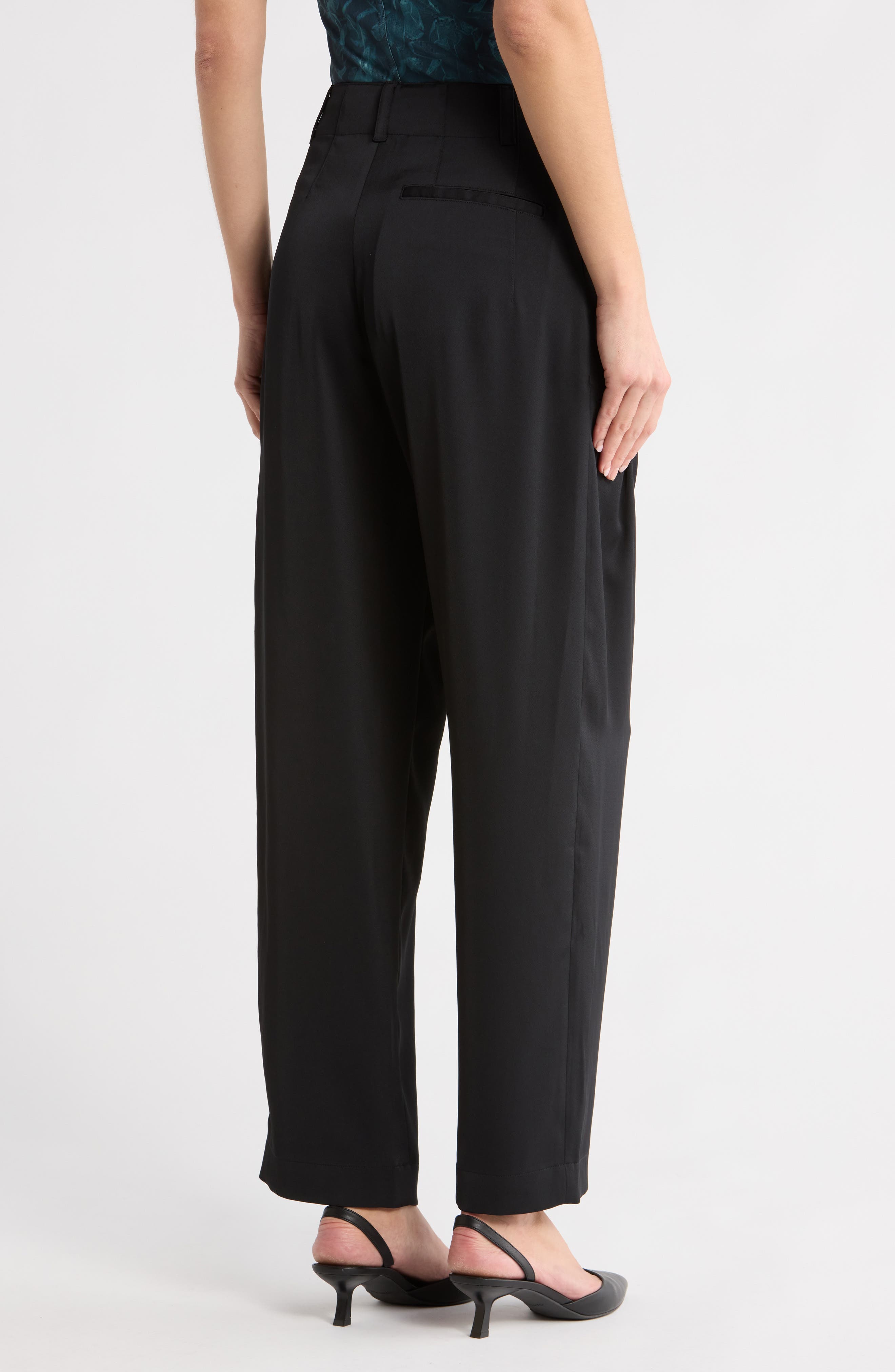Douglas Ankle Satin Pants - image 2