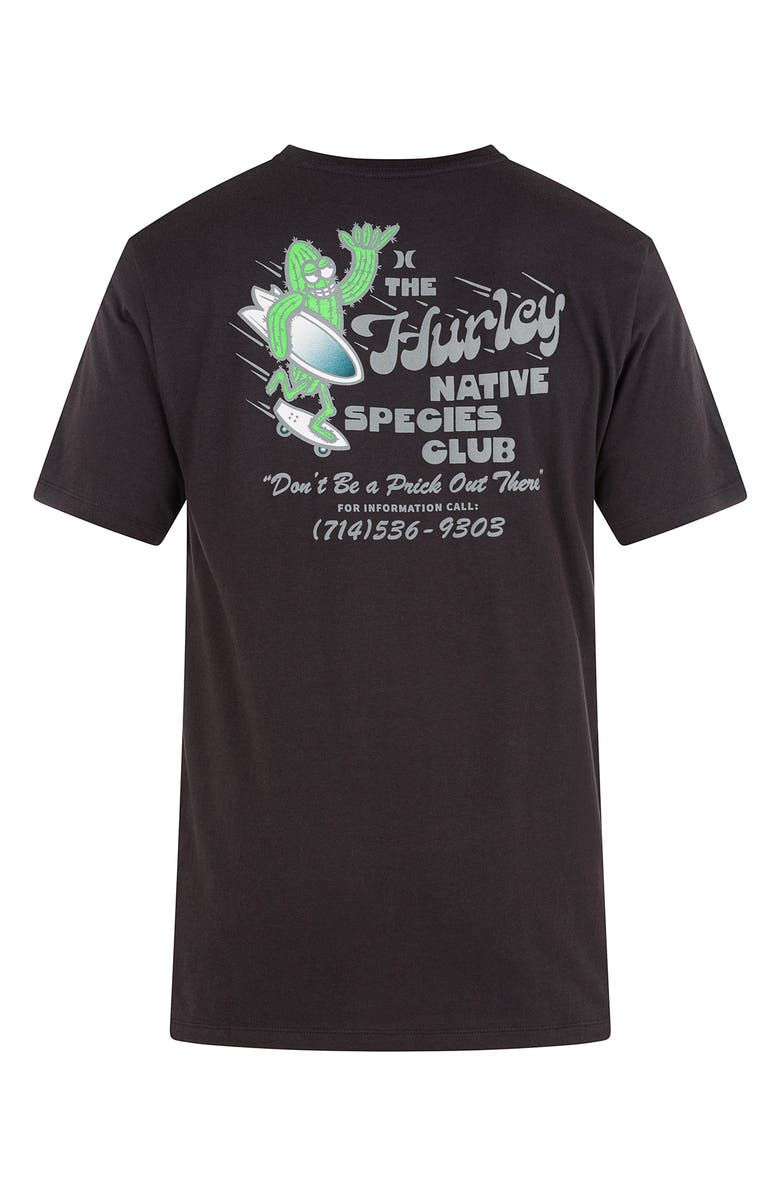 Hurley Everyday Shakti Graphic T-Shirt, Alternate, color, Black