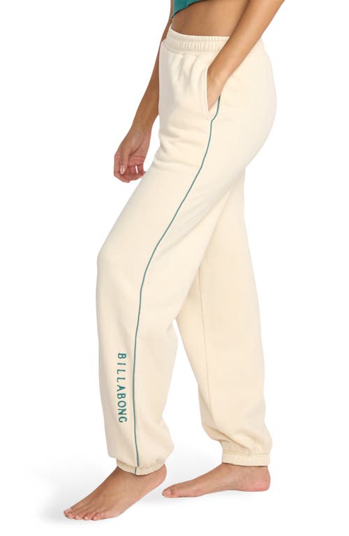 Billabong Triple Palms Fleece Joggers In White