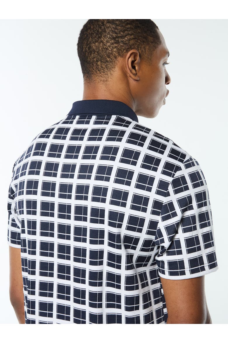 Damarindo Check Polo, Alternate, color, MARITIME BLUE