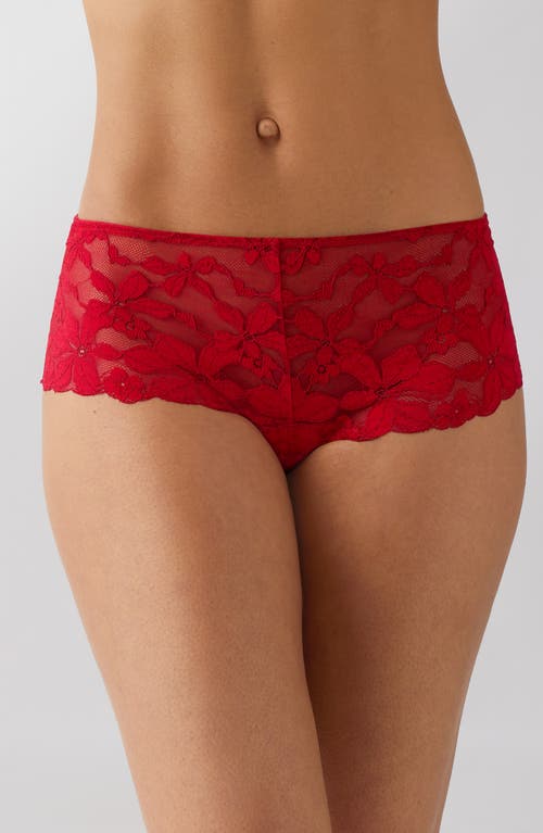 B.tempt'd By Wacoal Feeling Famous Tanga In Red