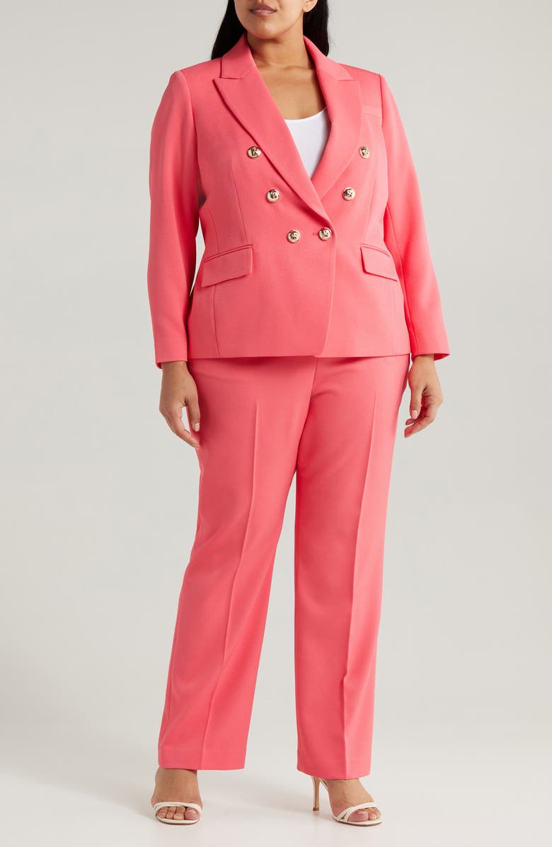 Tahari ASL Flare Leg Pants, Alternate, color, Sunset