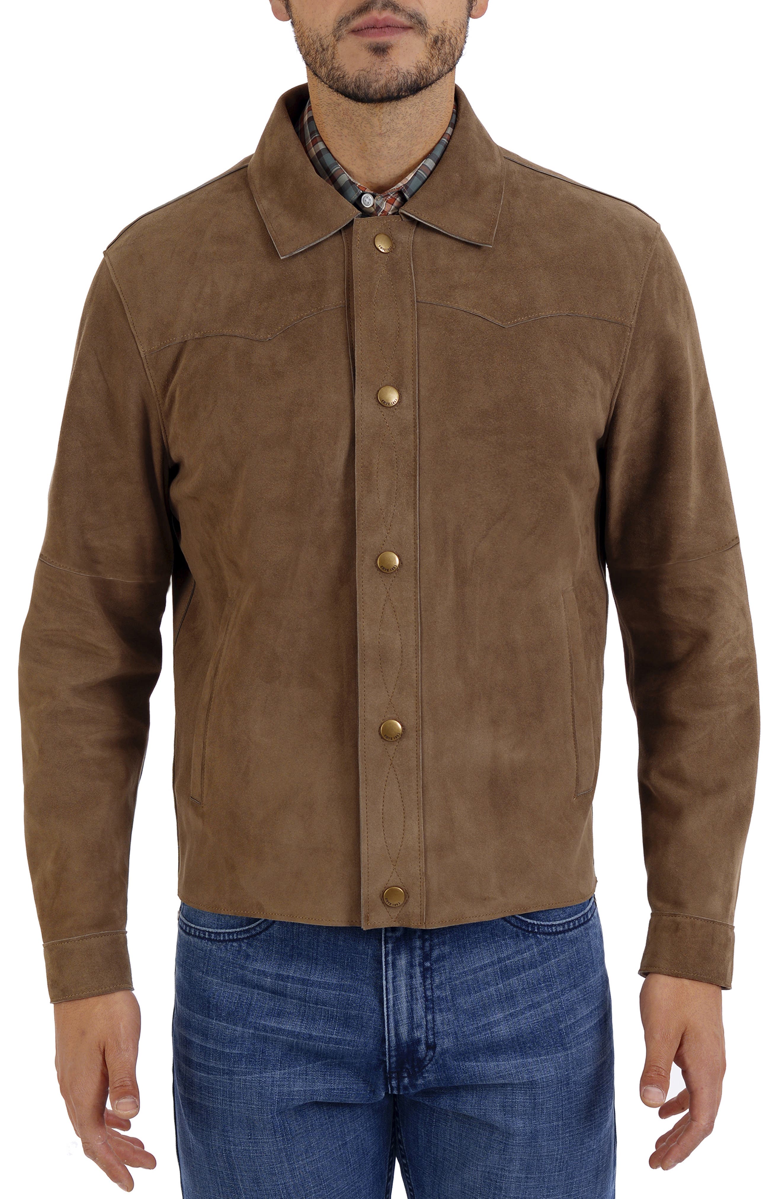 Suede Long Sleeve Shacket