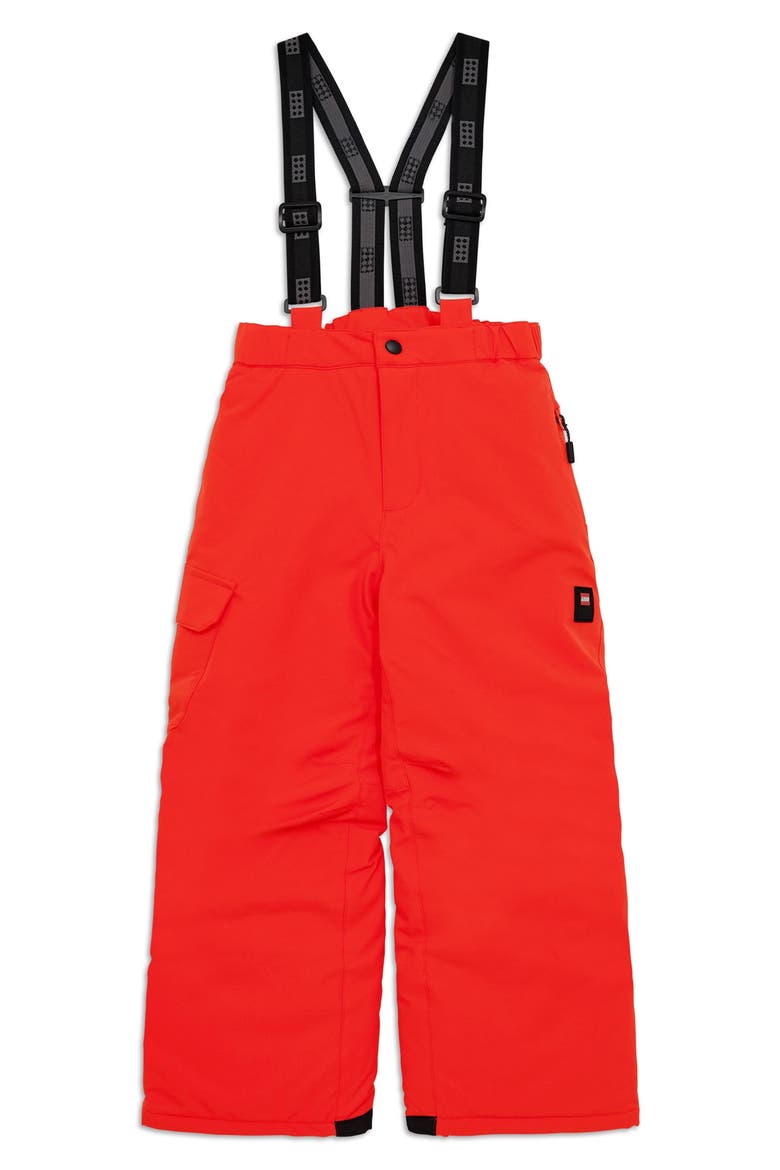 Kids' Waterproof Ski Pants, Main, color, RED