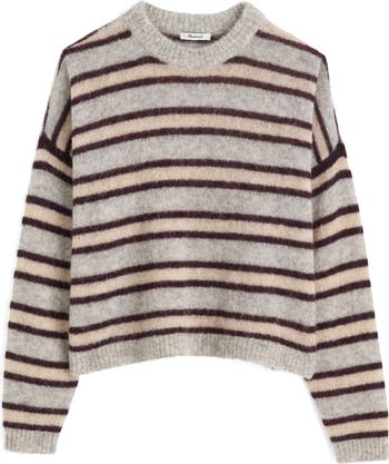 Stripe Alpaca Blend Sweater