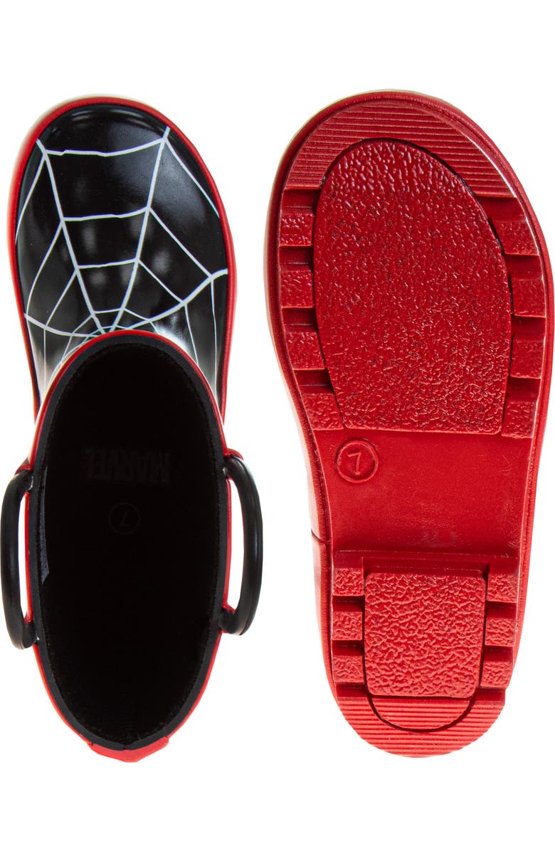 JOSMO Kids' Spider-Man Rain Boot, Alternate, color, Bkrd