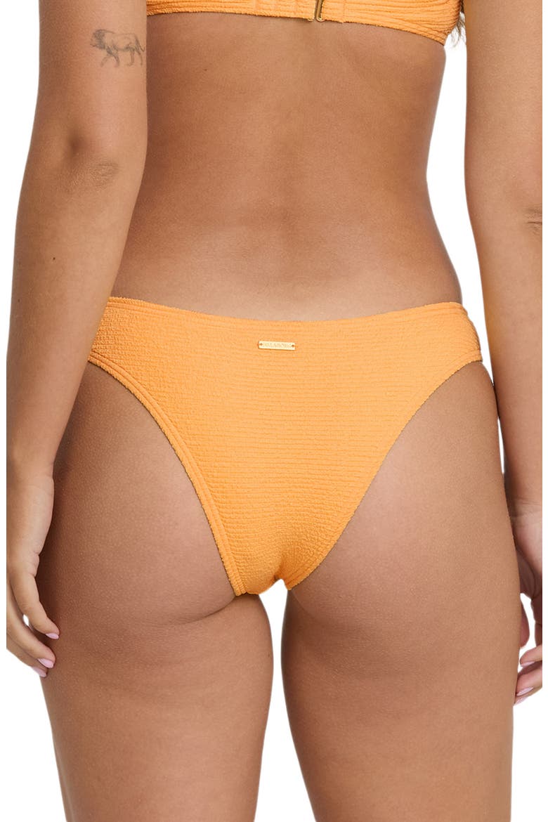 Crinkle Crush Cocoa Bikini Briefs, Alternate, color, SUNDRESS