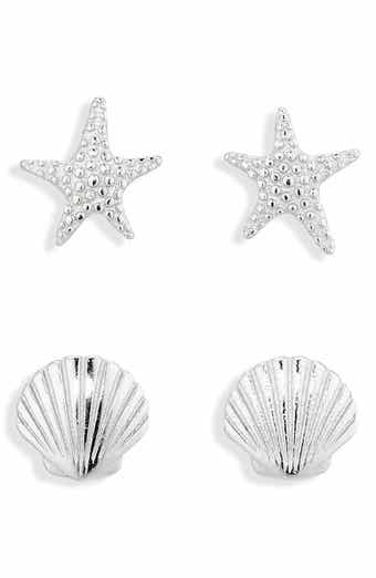 Sea Life Set of 2 Stud Earrings
