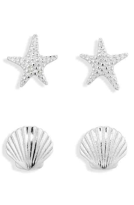 ARGENTO VIVO Sea Life Set of 2 Stud Earrings