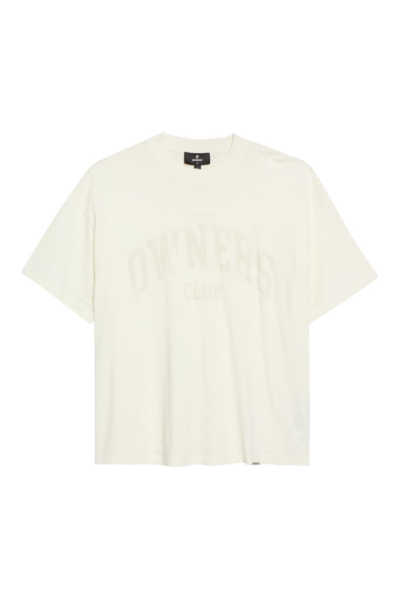 Owners' Club Cotton Logo Graphic T-Shirt, Alternate, color, CHALK