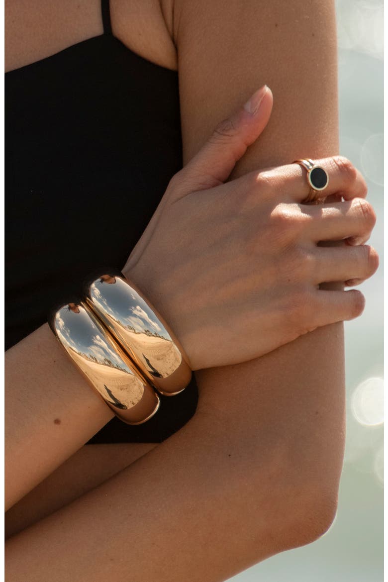 Oriana Cuff, Alternate, color, 14K GOLD PLATED