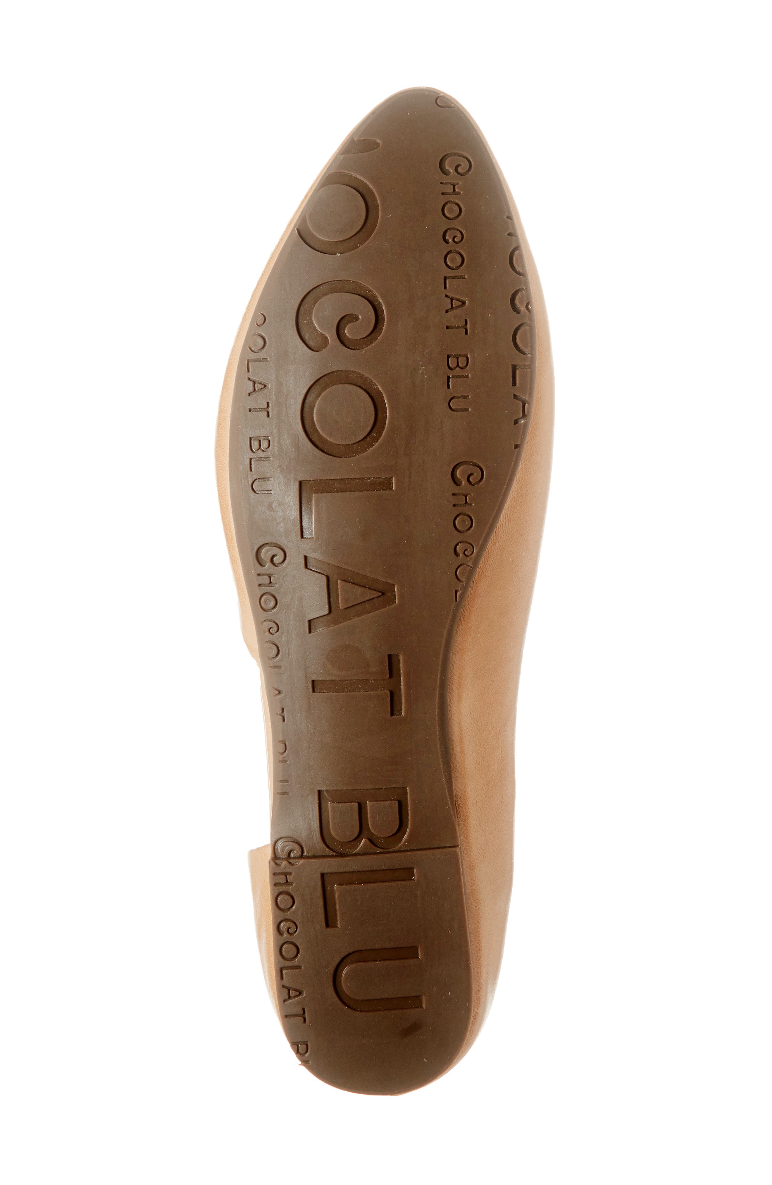 Chocolat Blu Giada Half d'Orsay Flat, Alternate, color, 