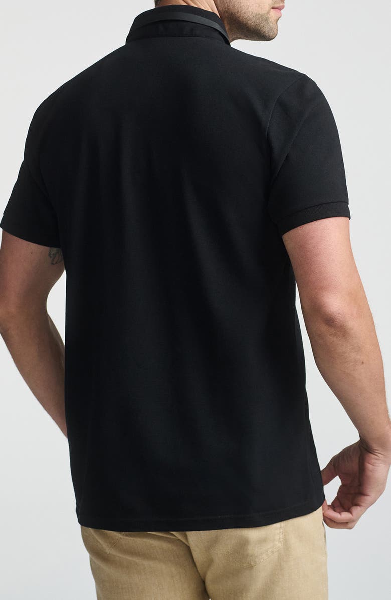 Mavi Jeans Trim Fit Contrast Collar Piqué Polo, Alternate, color,