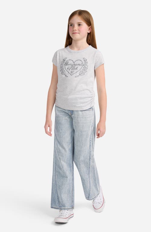 Abercrombie Kids Kids' Seamed Baggy Jeans In Gray
