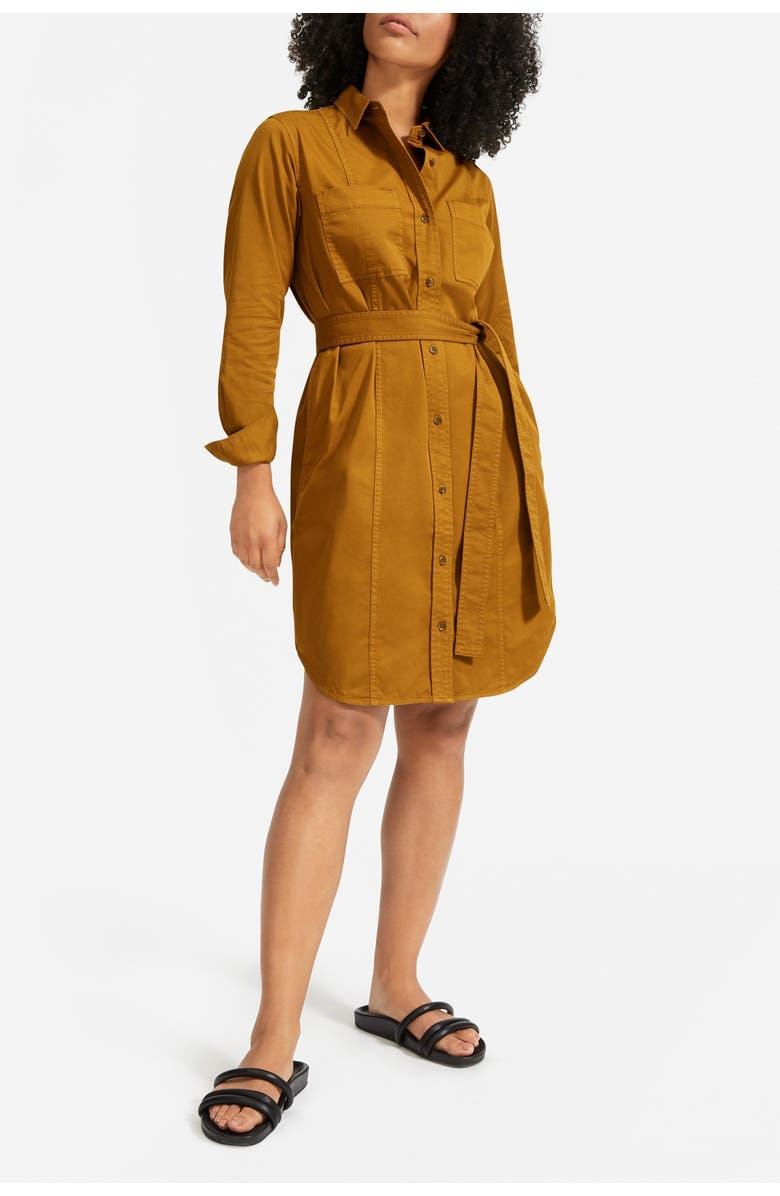 Everlane The Modern Utility Shirt Dress, Main, color, 