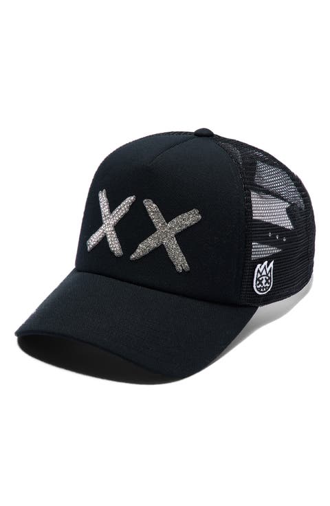 XX Crystal Embellished Trucker Hat