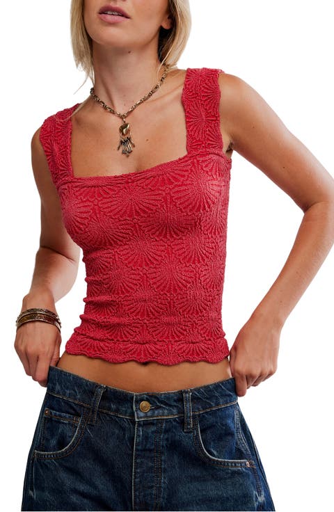 Love Letter Floral Knit Camisole