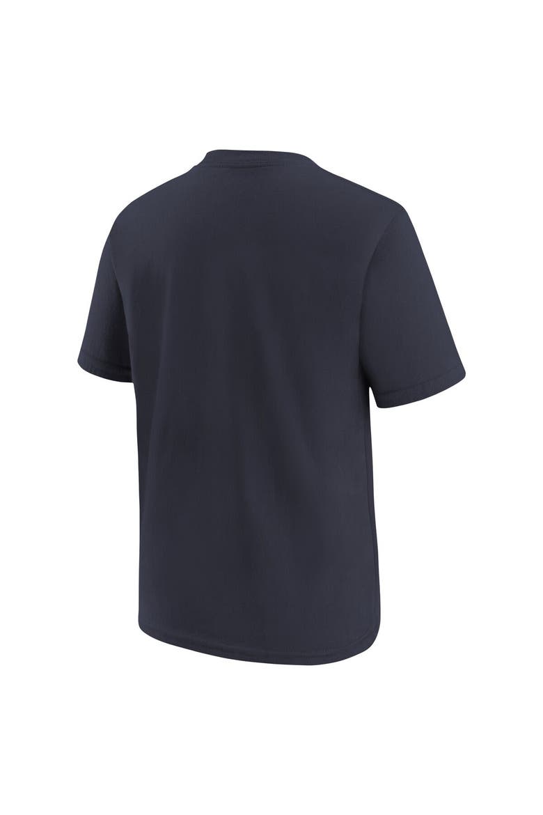 Youth Nike Justin Fields Navy Chicago Bears Local Player Name & Number T-Shirt, Alternate, color, Navy