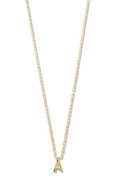 Nordstrom letter necklace discount