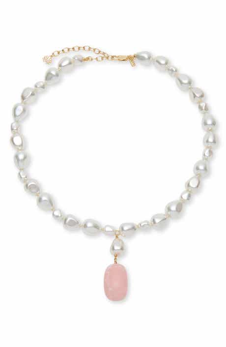 Baroque Faux Pearl Necklace