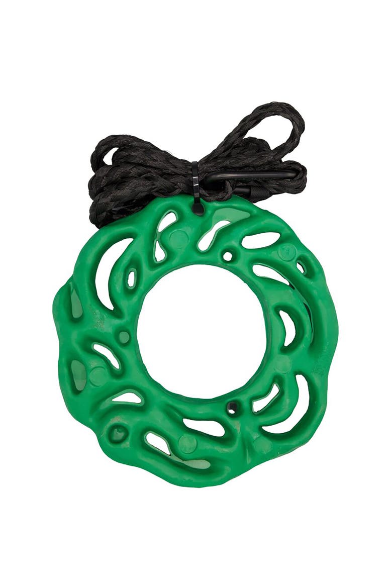 Luna Ring, Horse Equine, 9 Inchs Green, Rubber Treat Puzzle Toy, Main, color, Green