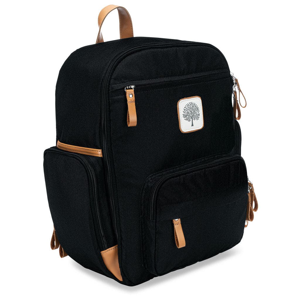 Parker Baby Co. Birch Bag Mini Diaper Backpack, Alternate, color, Black