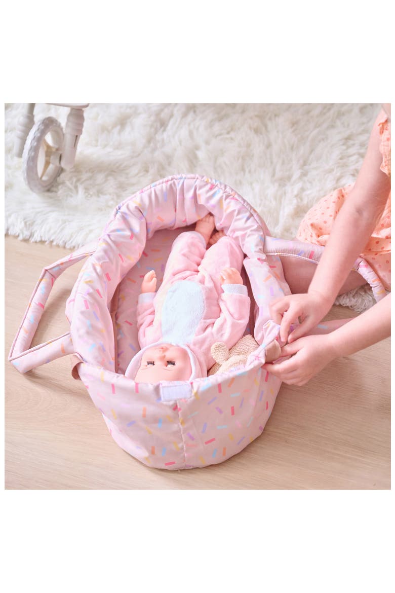 Olivia's Little World Confetti Convertible Baby Doll Stroller, Alternate, color, BEIGE