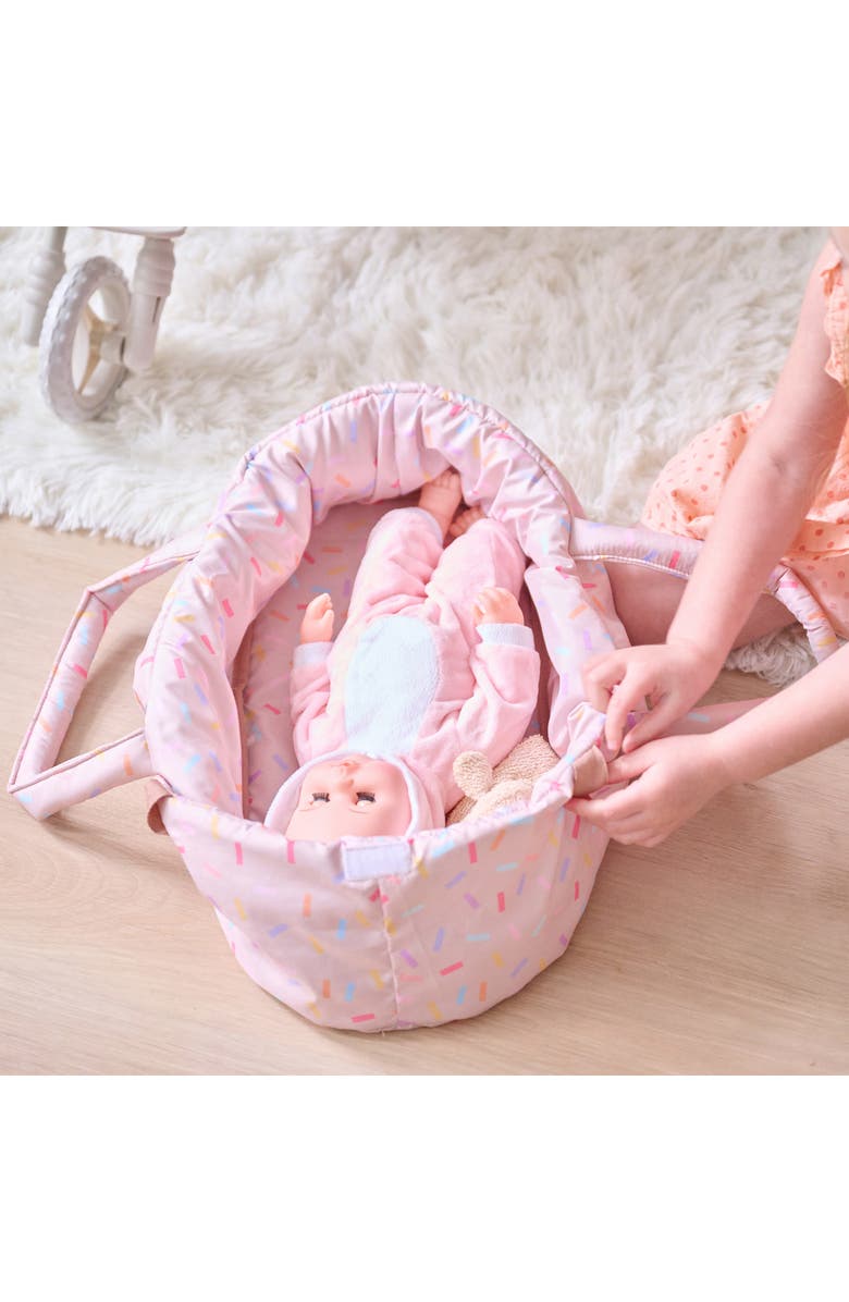 Teamson Kids Olivia's Little World Confetti Convertible Baby Doll Stroller, Alternate, color, Beige