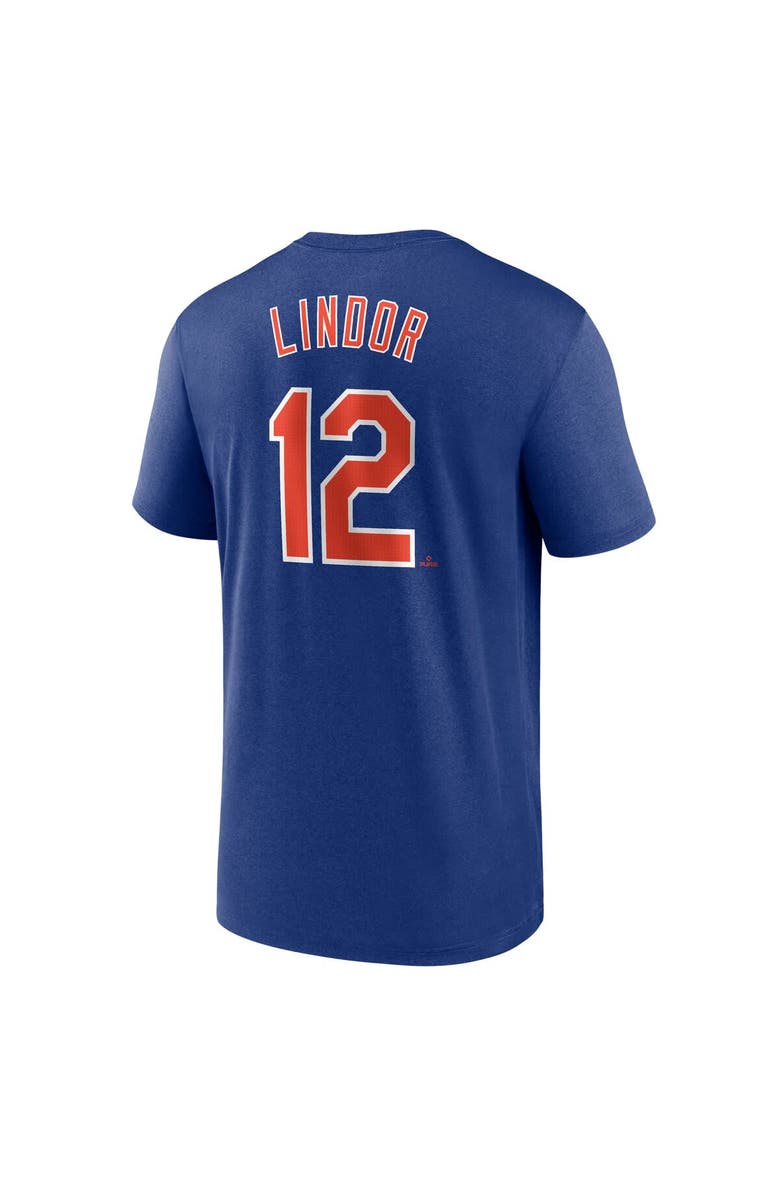 Nike Men's Nike Francisco Lindor Royal New York Mets Legend Name & Number Performance T-Shirt, Alternate, color, Royal
