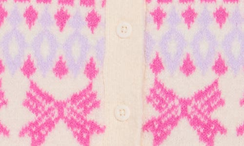 Abound Fair Isle Cardigan In Gold