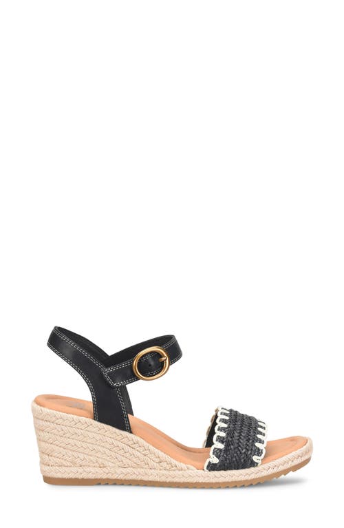 Söfft Inez Wedge Sandal In Black