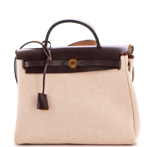 Herbag Zip Criss Viking Toile and Leather 31