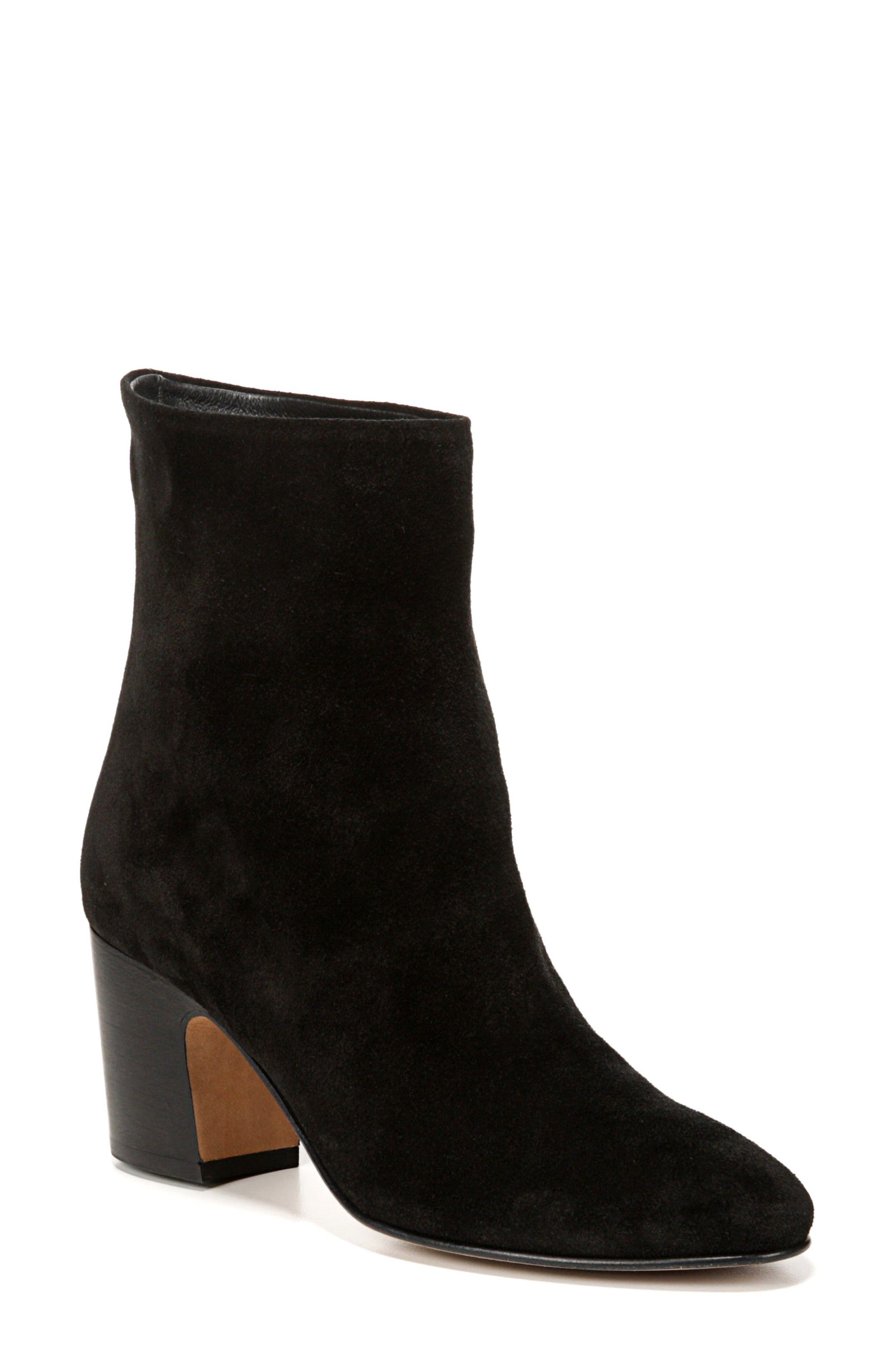 Dryden Bootie, Main, color, BLACK SUEDE