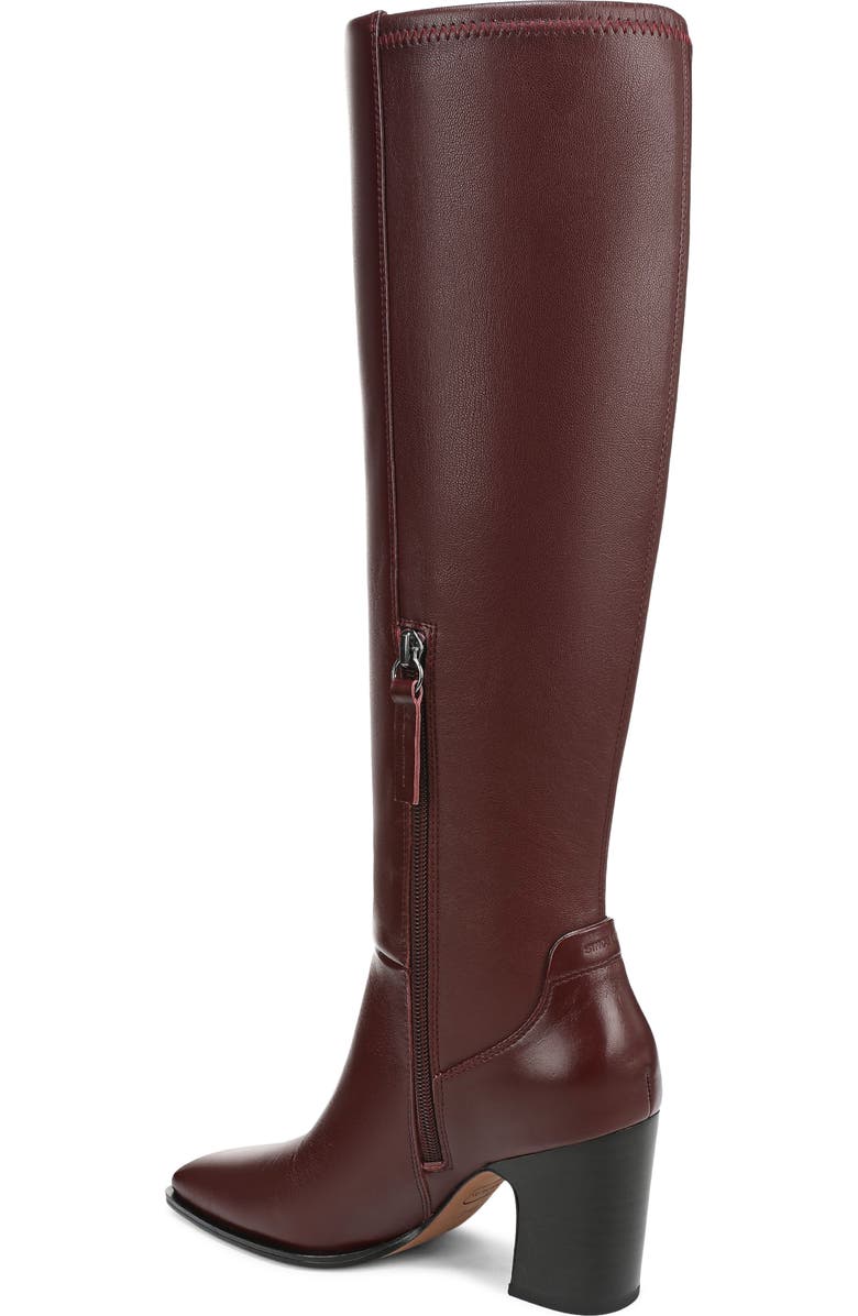 Franco Sarto Jonie Knee High Boot, Alternate, color, Oxblood Red