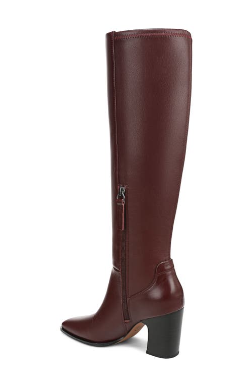 Franco Sarto Jonie Knee High Boot In Burgundy