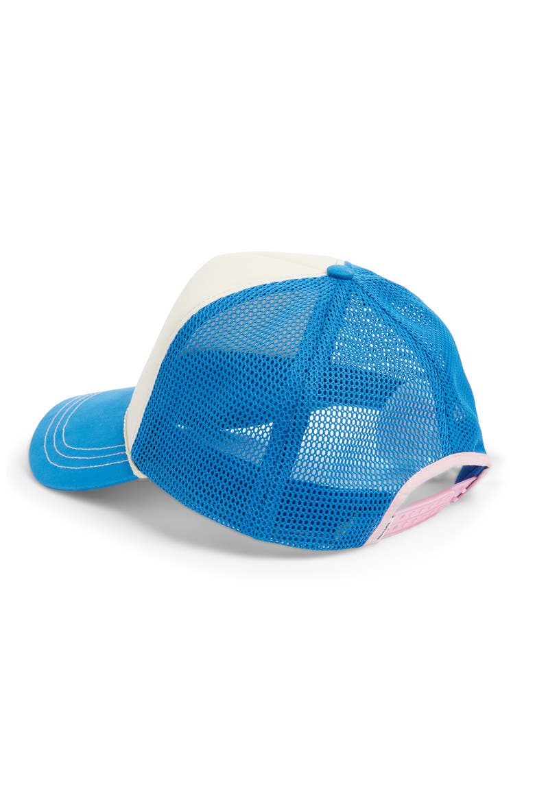 Mixed Revival Trucker Hat, Alternate, color, BLUE