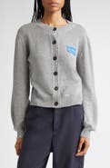 Marni Mending Logo Cashmere Cardigan