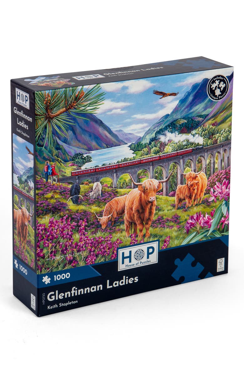 The House of Puzzles Glennfinnan Ladies 1000-Piece Jigsaw Puzzle, Main, color, 